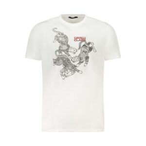 White Cotton Men T-Shirt