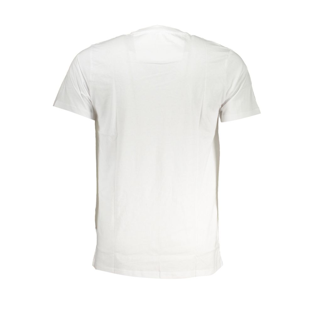 White Cotton Men T-Shirt - Image 2