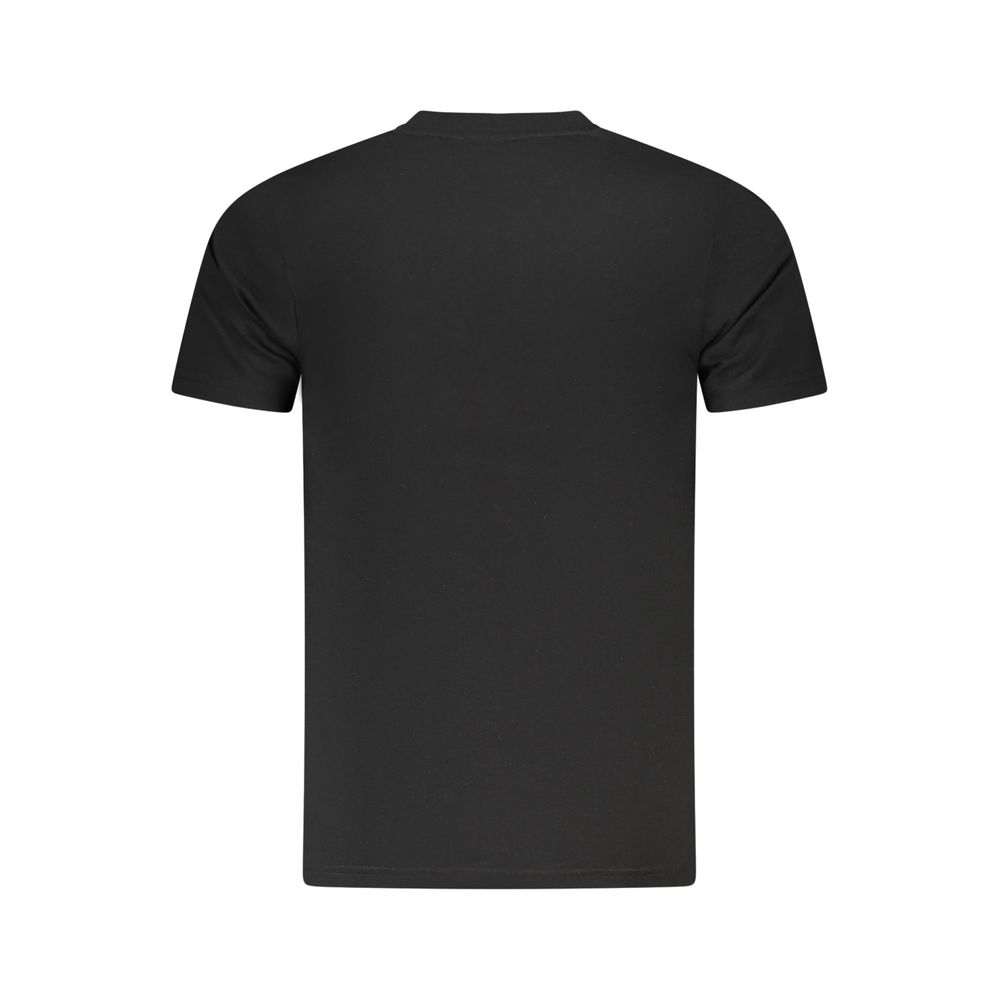Black Cotton Men T-Shirt - Image 2