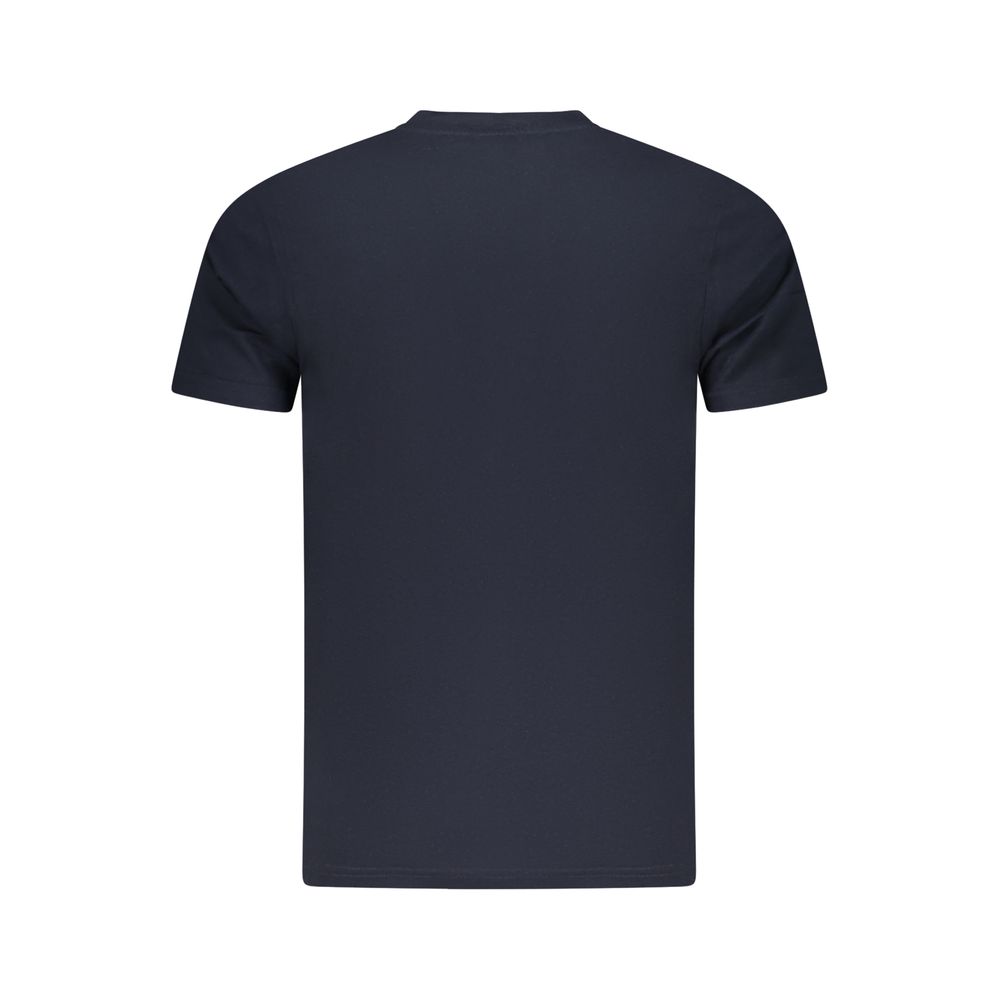 Blue Cotton Men T-Shirt - Image 2
