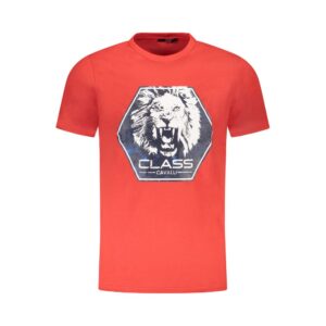 Red Cotton Men T-Shirt