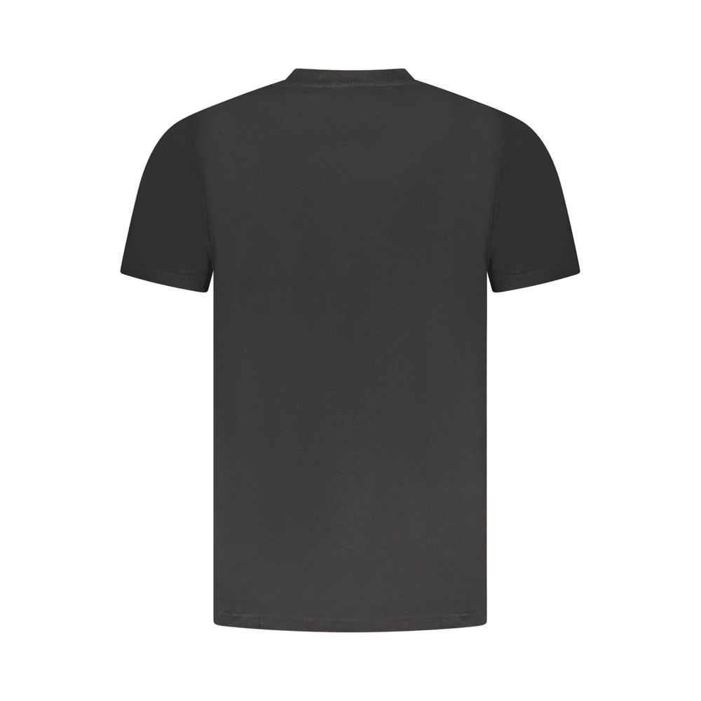 Black Cotton Men T-Shirt - Image 2