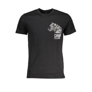 Black Cotton Mens T-Shirt