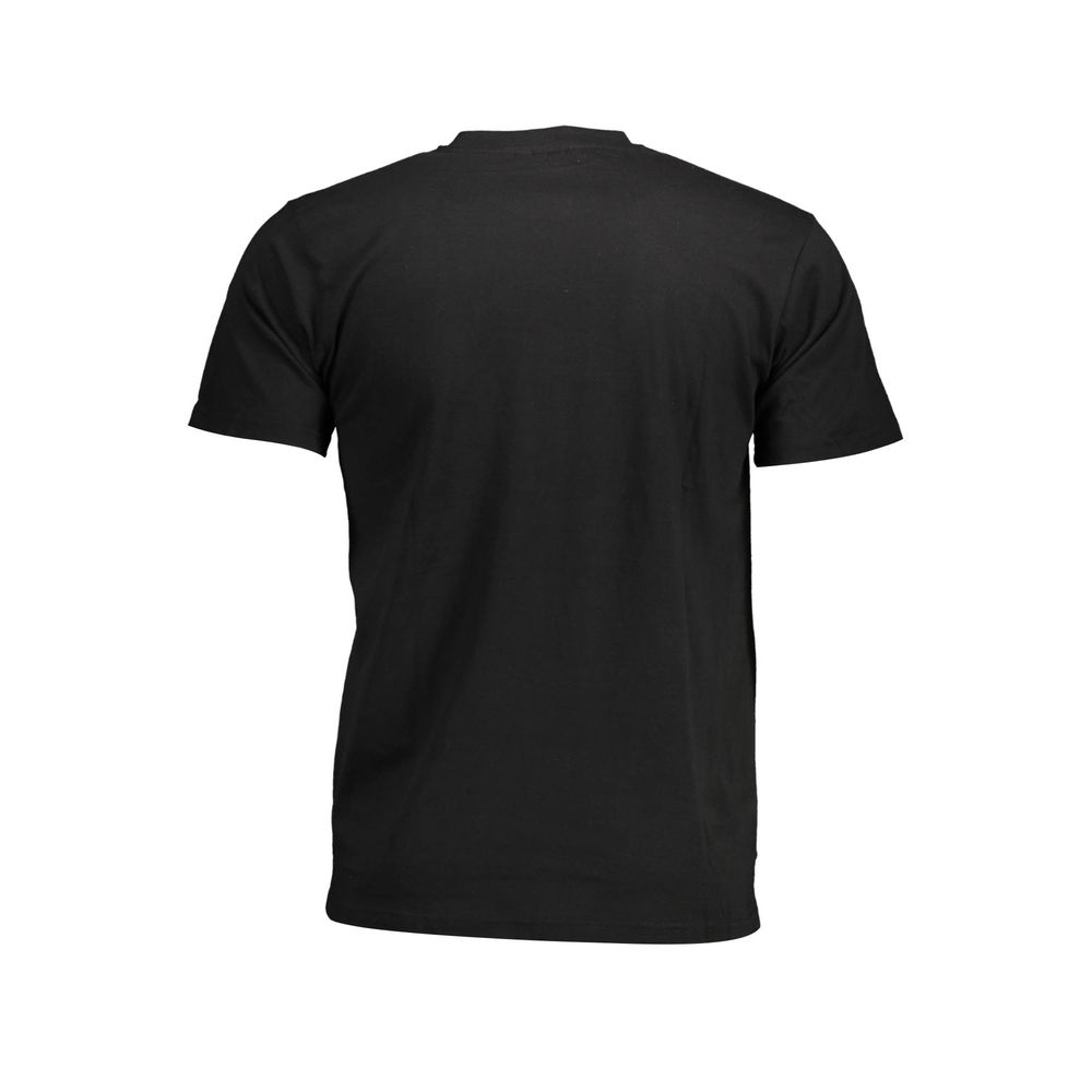 Black Cotton Men T-Shirt - Image 2