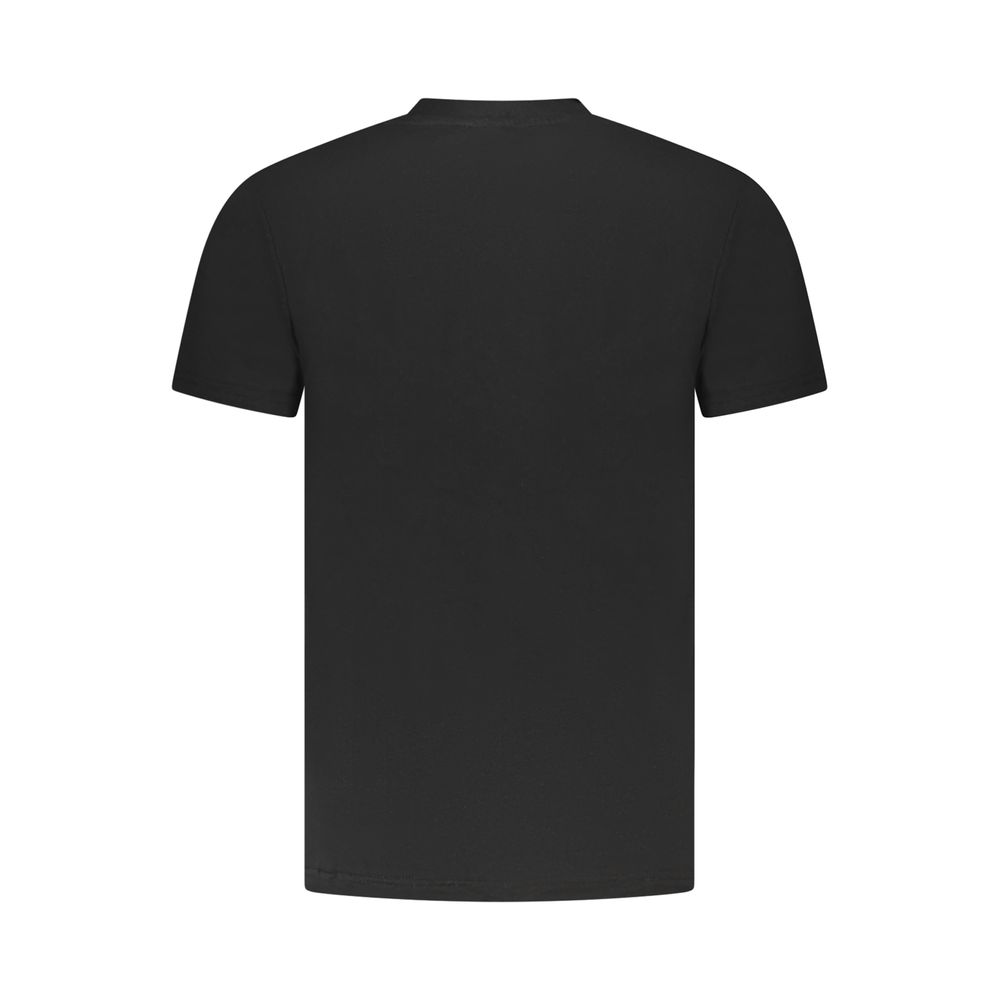 Black Cotton Men T-Shirt - Image 2
