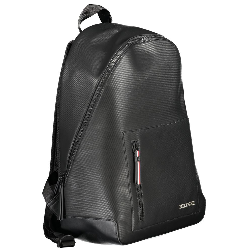 Original Black Men's Backpack designed by Tommy Hilfiger - Image 3