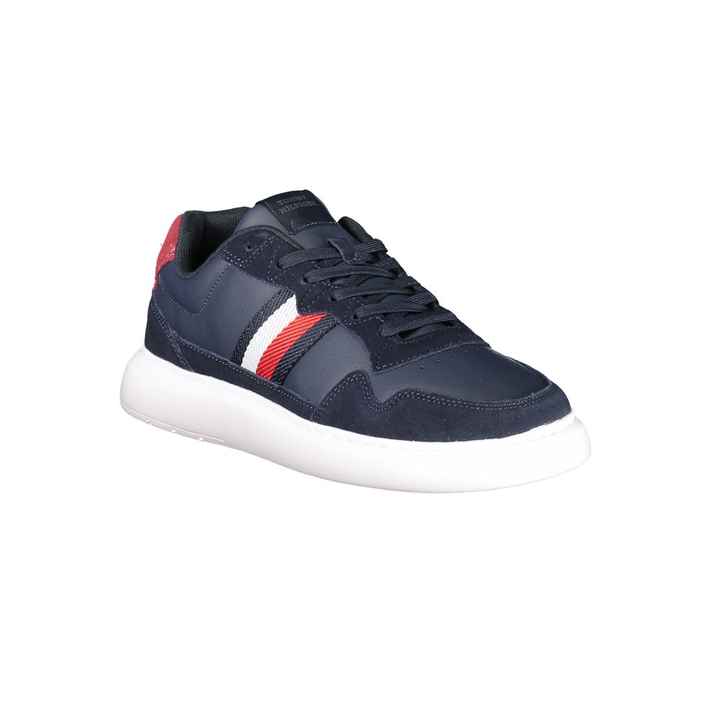 Classic Blue Low Top Mens Sneaker designed by Tommy Hilfiger - Image 2