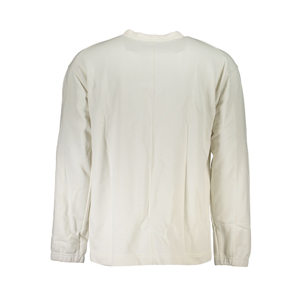 Chic White Cotton Mens Sweater designed by Calvin Klein - Image 2