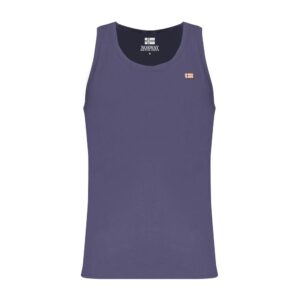 Blue Cotton Men Shirt