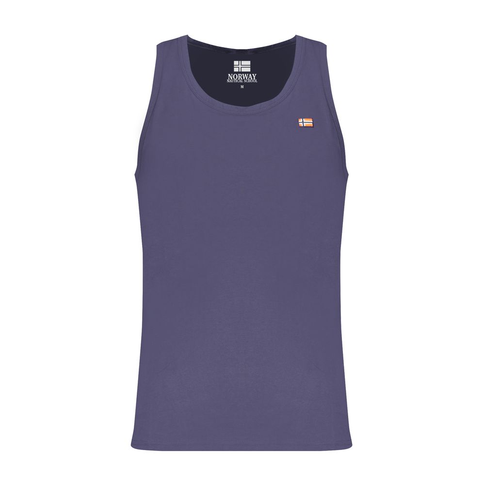 Blue Cotton Men Shirt