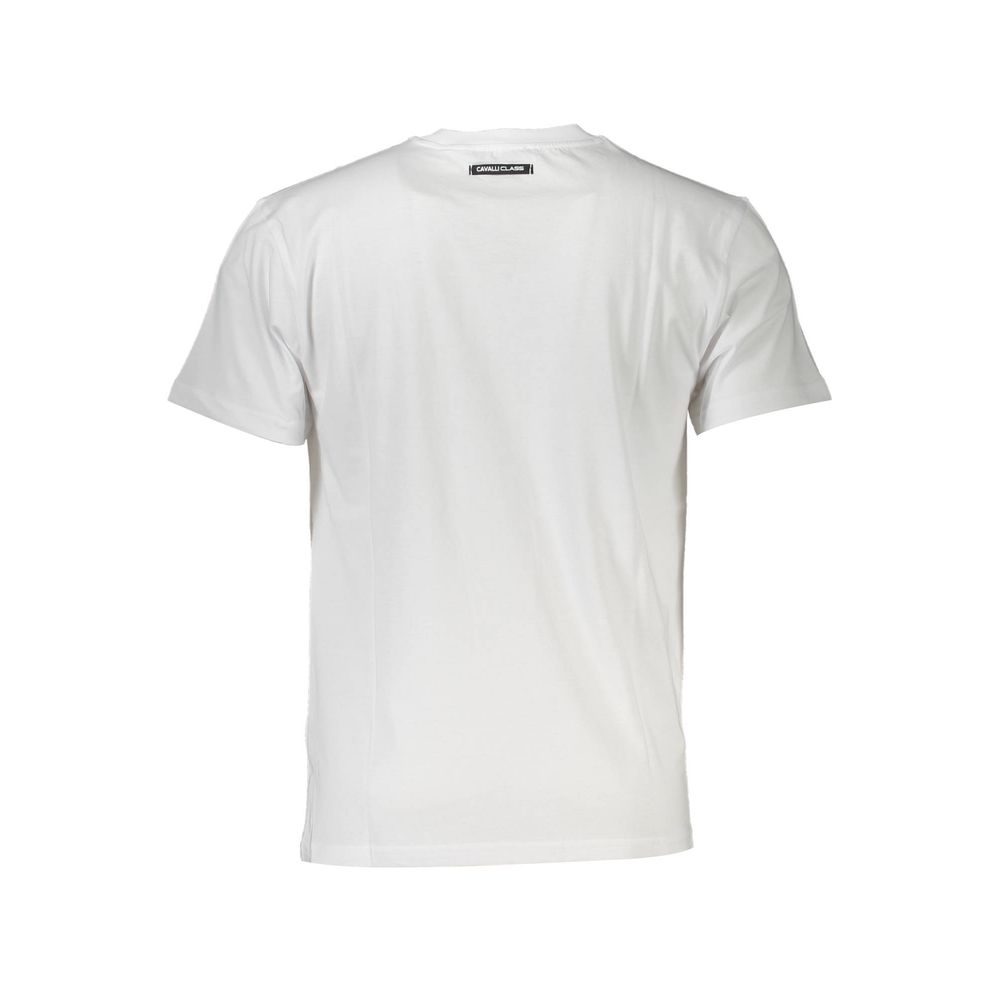 White Cotton Men T-Shirt - Image 2