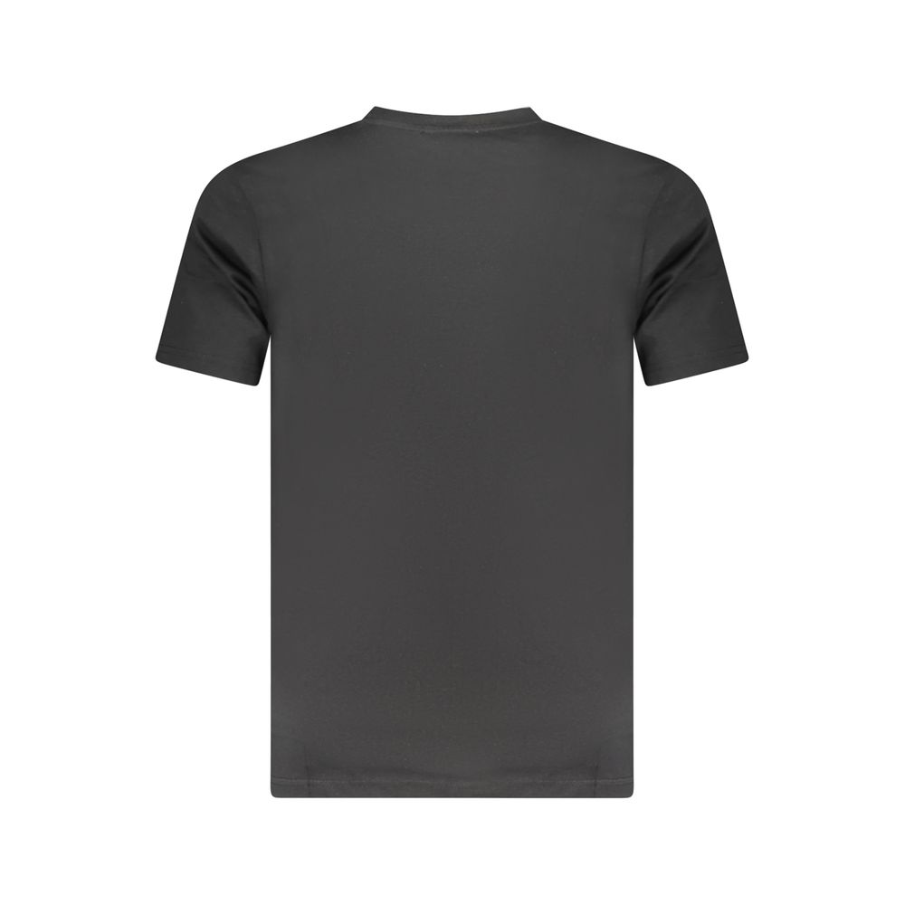 Black Cotton Men T-Shirt - Image 2