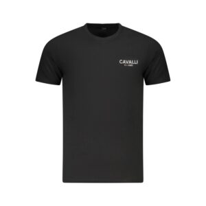 Black Cotton Men T-Shirt