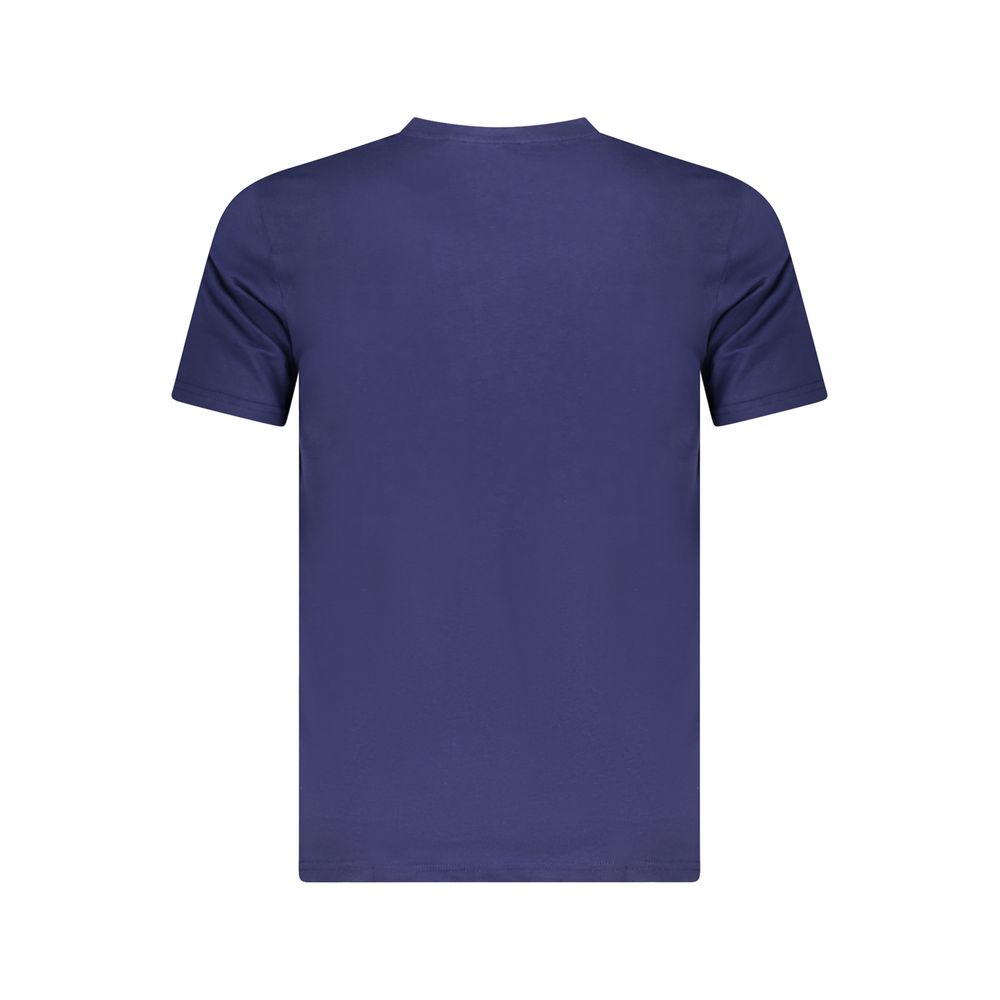 Blue Cotton Men T-Shirt - Image 2