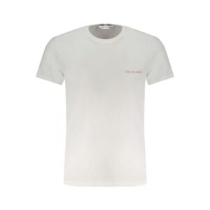 White Cotton Men T-Shirt