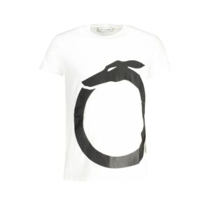 White Cotton Men T-Shirt