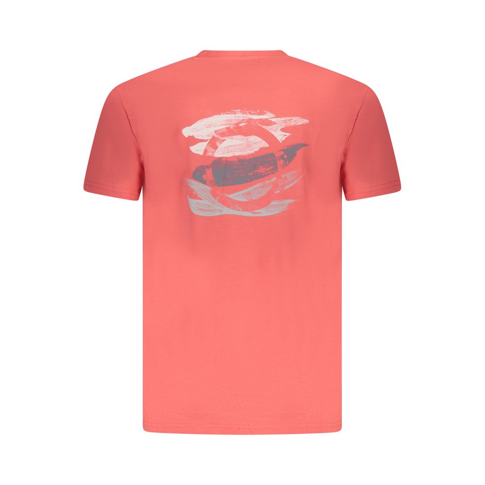 Pink Cotton Men T-Shirt - Image 2