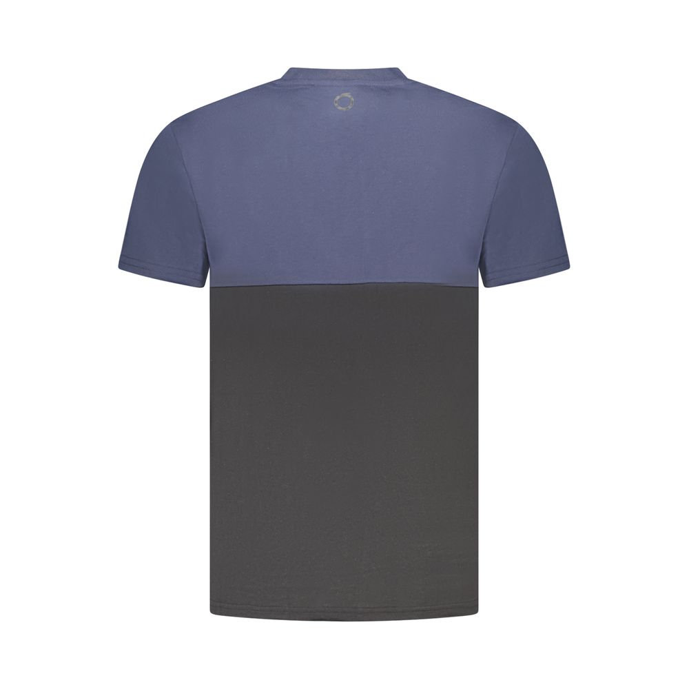 Blue Cotton Men T-Shirt - Image 2