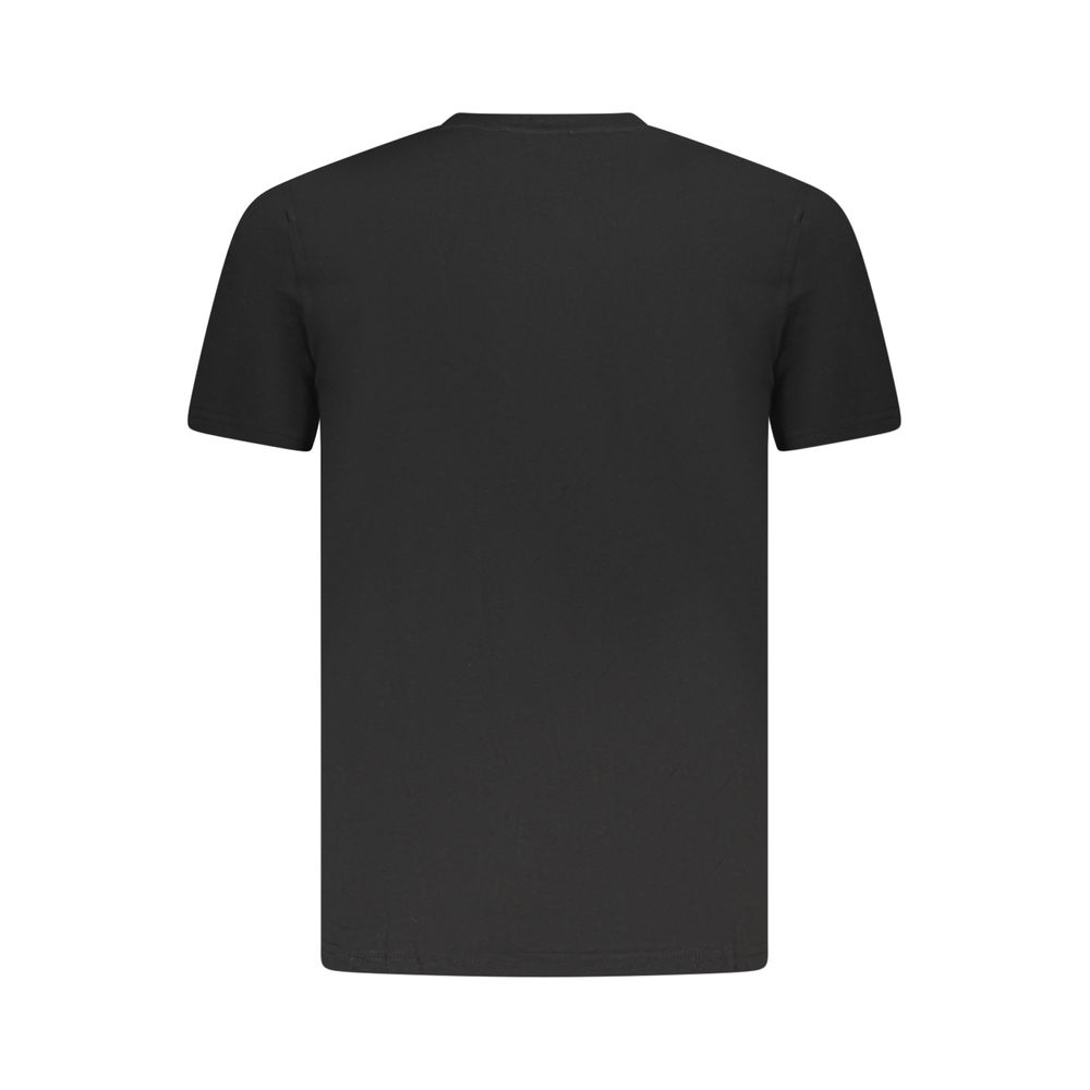 Black Cotton Men T-Shirt - Image 2