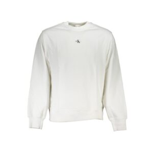 White Cotton Mens Sweatshirt designed by Calvin Klein