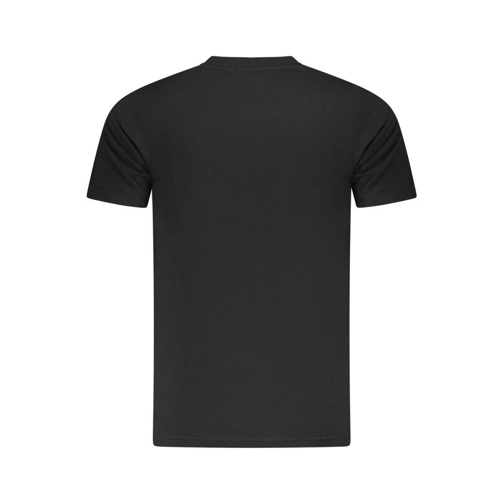 Black Cotton Men T-Shirt - Image 2