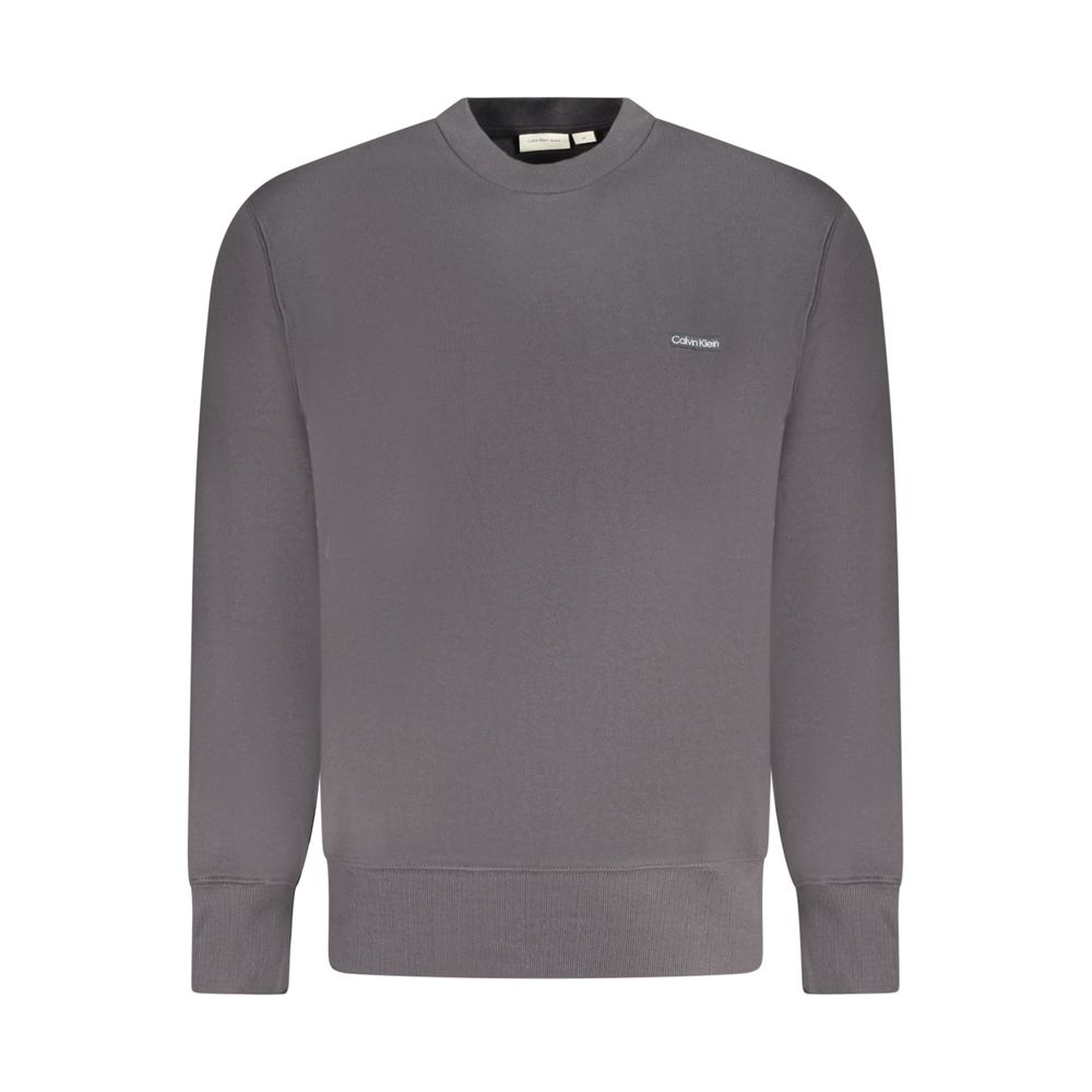 Classic Black Cotton Mens Sweatshirt designed by Calvin Klein