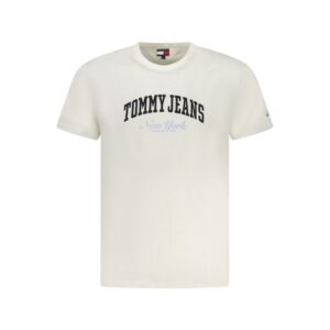 White Cotton Men T-Shirt