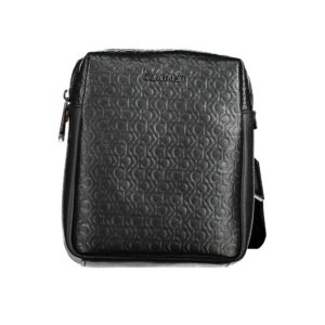 Nero Polyurethane Men Shoulder Bag