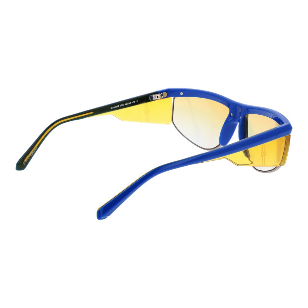 Blue Plastic Mens Sunglasses designed by Guess - Image 3