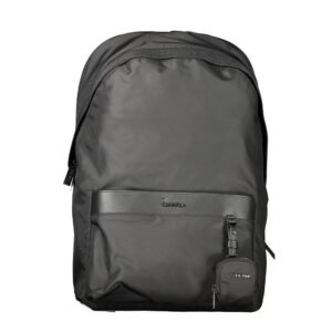 Nero Polyester Mens Backpack designed by Calvin Klein