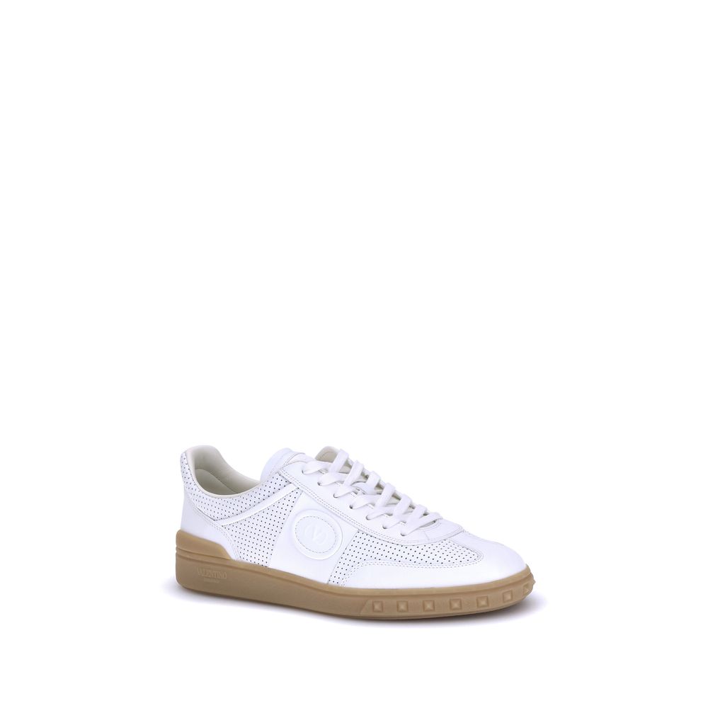 Stylish White Low Top Sneakers designed by Valentino Garavani - Image 2
