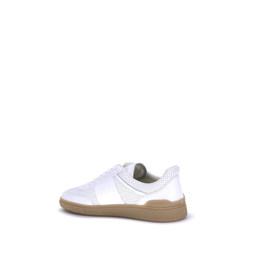 Stylish White Low Top Sneakers designed by Valentino Garavani - Image 3