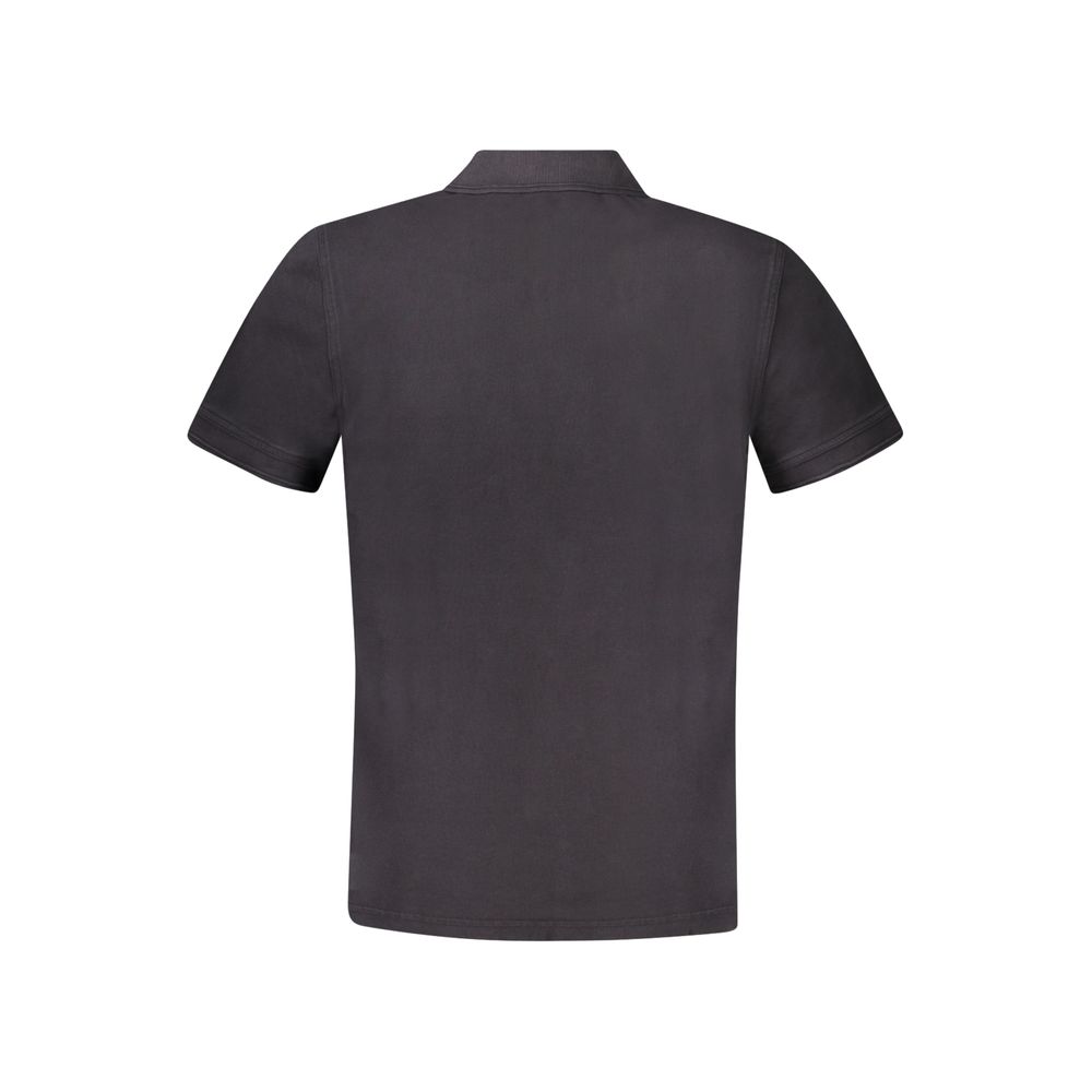 Smart Black Cotton Mens Polo T-Shirt designed by Hugo Boss - Image 2