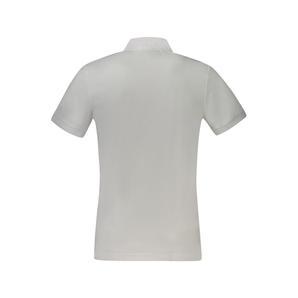 Trendy Bianco Cotton Mens Polo T-Shirt designed by Hugo Boss - Image 2