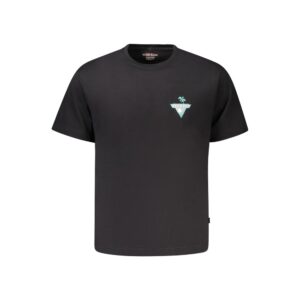 Black Cotton Men's T-Shirt