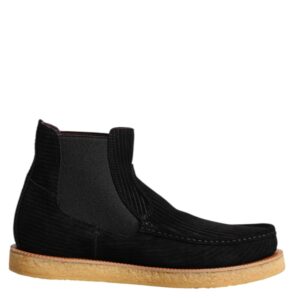 Black Calf Suede Ankle Boots designed by Dolce&Gabbana