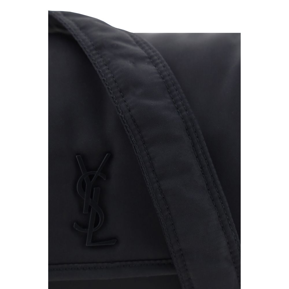 Elegant Black YSL Logo Shoulder Bag designed by Saint Lauren - Image 4