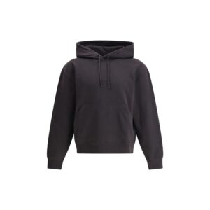 Elegant Black Soft Cotton Hoodie designed by Saint Lauren