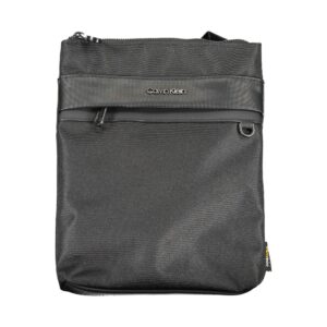 Nero Polyurethane Men's Shoulder Bag
