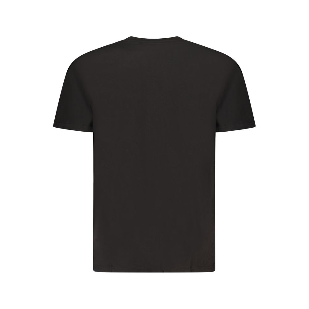 Black Cotton Men T-Shirt - Image 2