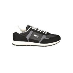 Nero Polyurethane Men Sneaker