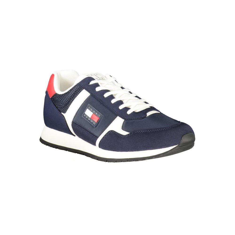 Blue Low Top Mens Sneaker designed by Tommy Hilfiger - Image 2