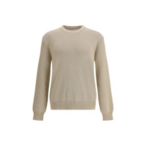 Elegant Beige Soft Cotton Sweatshirt designed by Golden Goose
