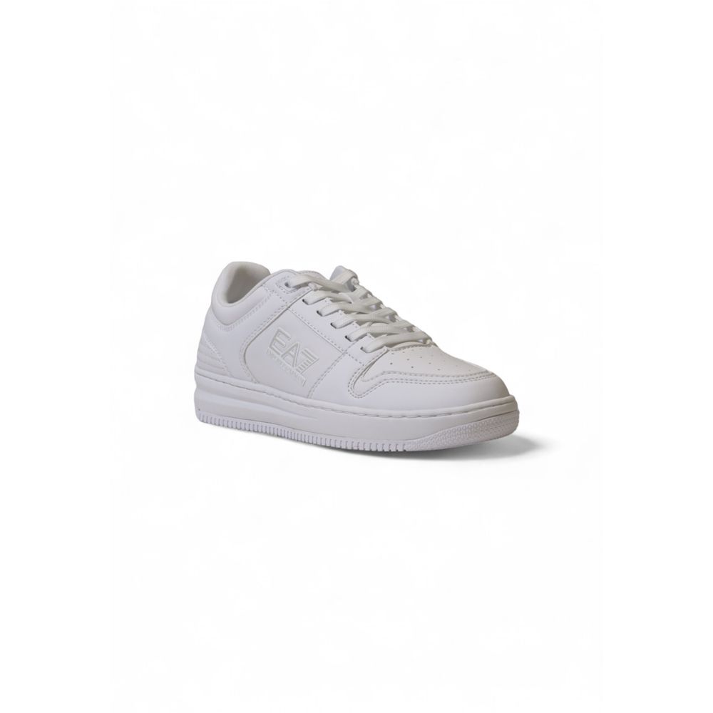 Chic White Low Top Athletic Sneakers designed by Emporio Armani - Image 2