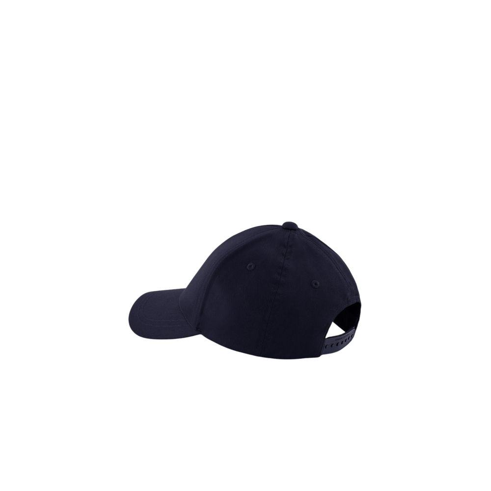 Blue Cotton Baseball Hat designed by Armani Exchange - Image 3