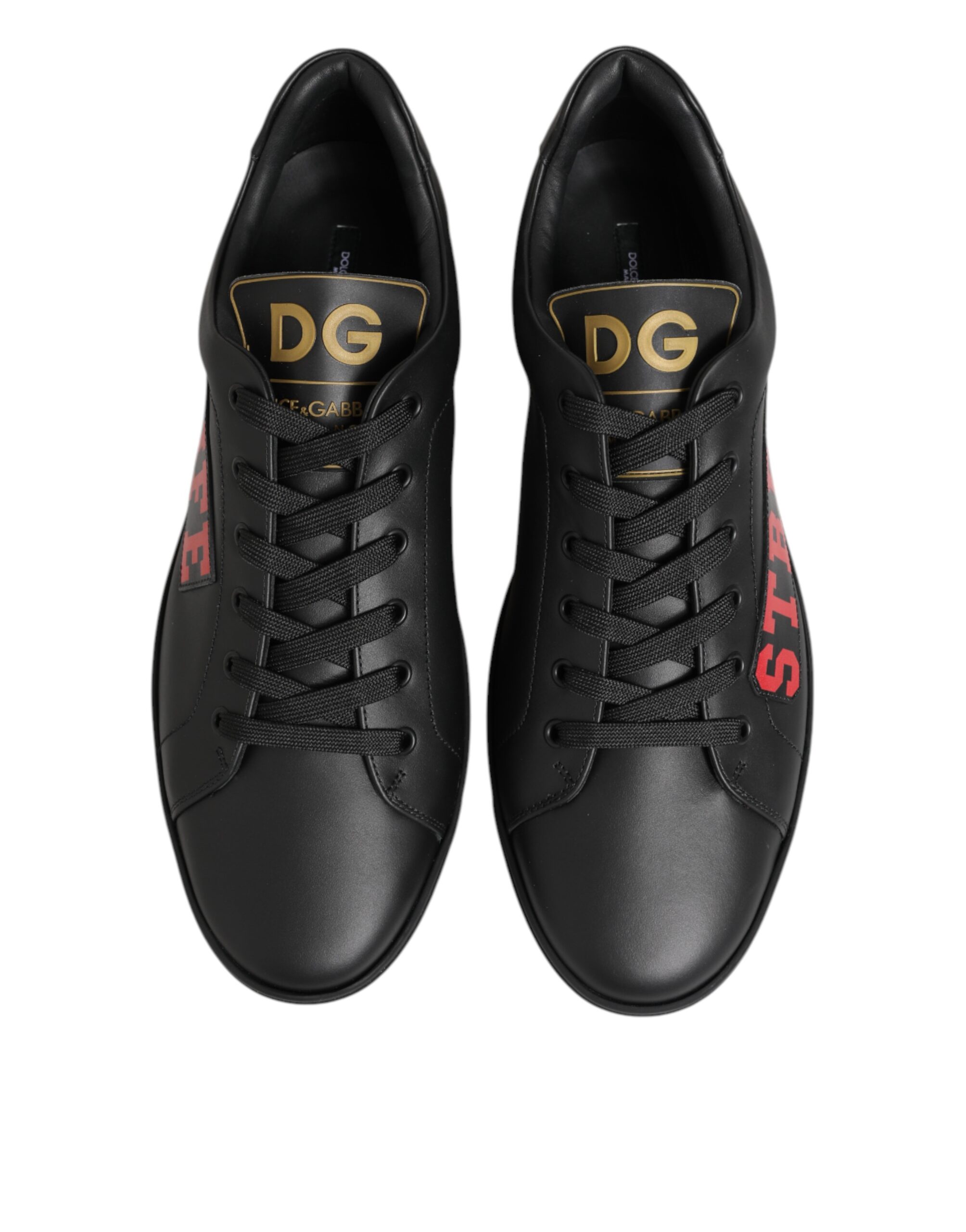 Black Street Life Low Top Sneakers designed by Dolce&Gabbana - Image 4