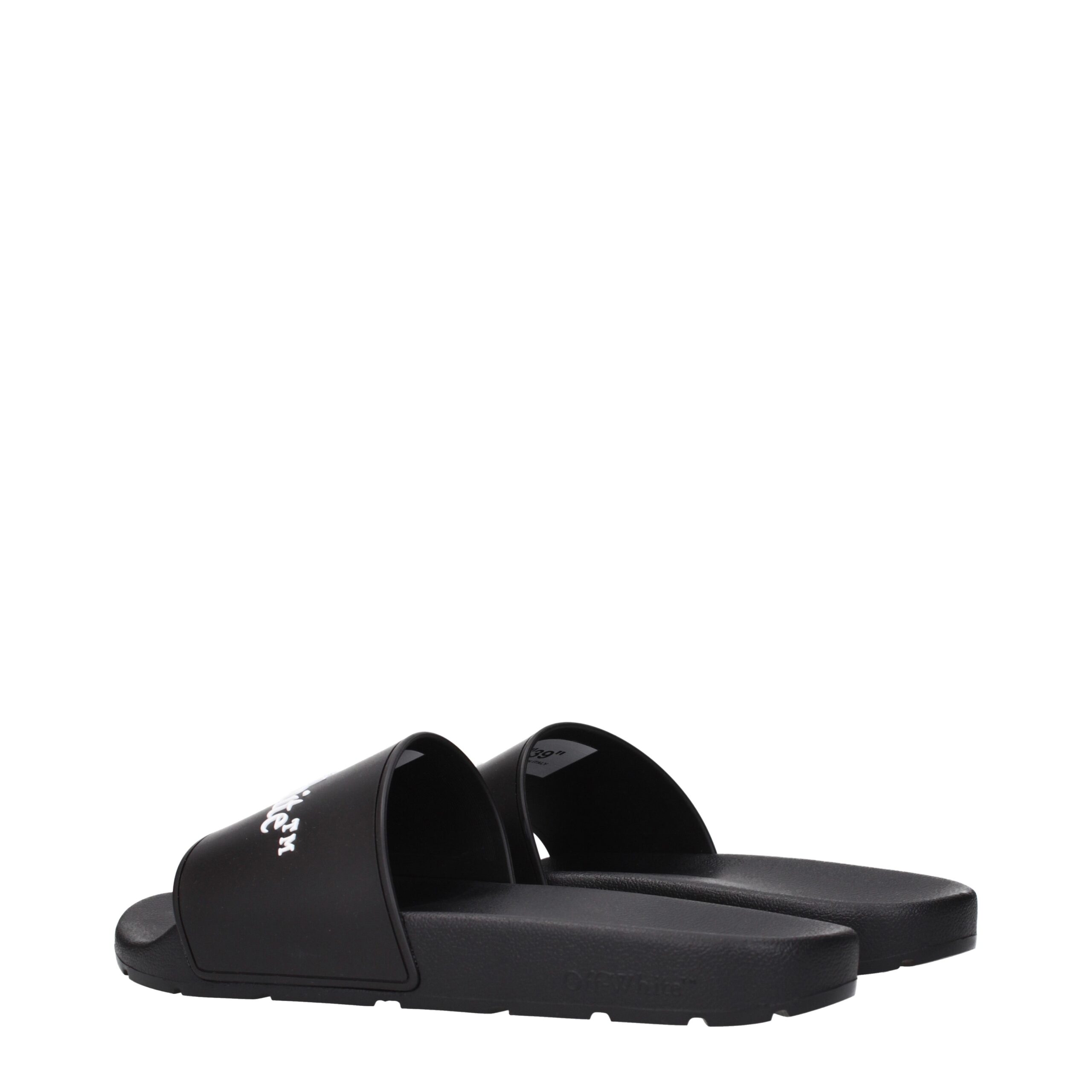 Original Black Rubber Slippers designed by Off-White - Image 4
