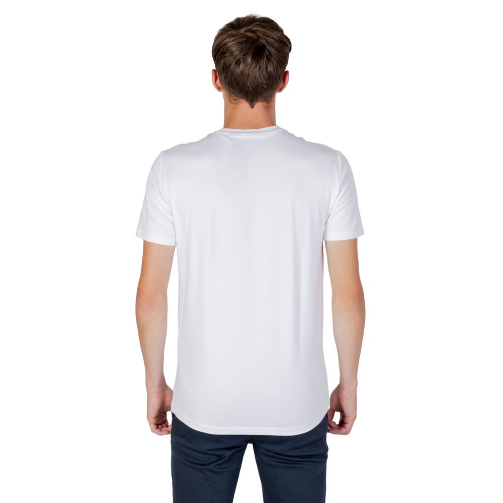 White Cotton T-Shirt designed by Armani Exchange - Image 2