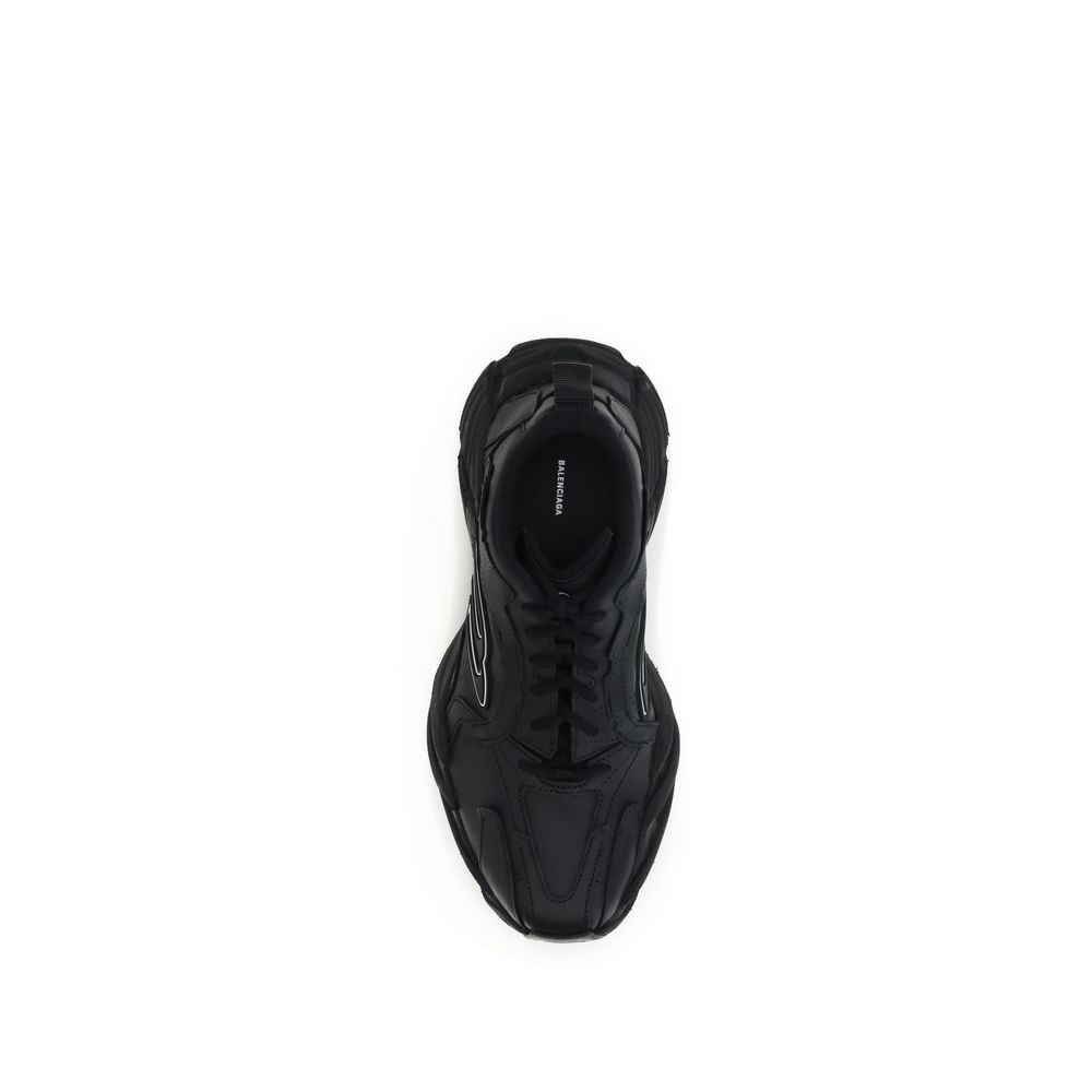 Black Calf Leather Bos Taurus Sneakers designed by Balenciaga - Image 4