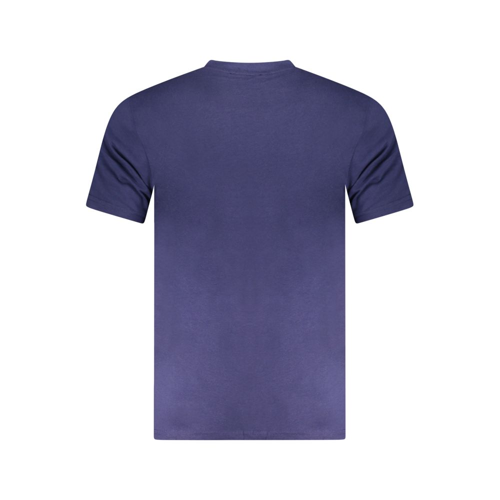 Blu Cotton Men T-Shirt - Image 3